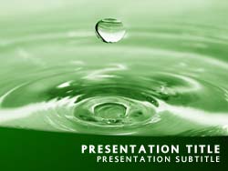 Water Title Master slide design