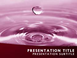Water Title Master slide design