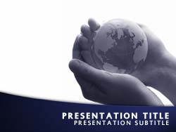 Fragile Earth Title Master slide design