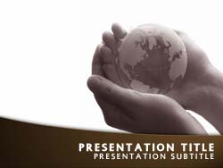 Fragile Earth Title Master slide design