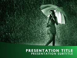 Rain Title Master slide design