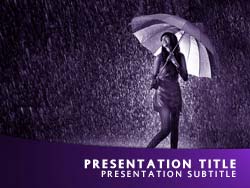 Rain Title Master slide design