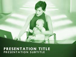 Working Mother Title Master slide design