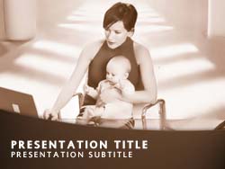 Working Mother Title Master slide design