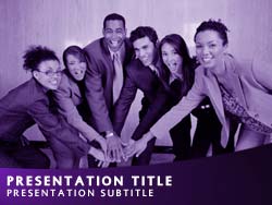 Teamwork Title Master slide design