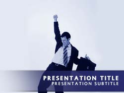 Businessman Title Master slide design