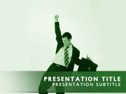 Businessman Title Master slide design