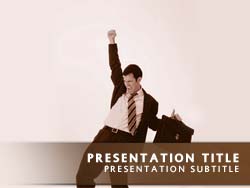 Businessman Title Master slide design