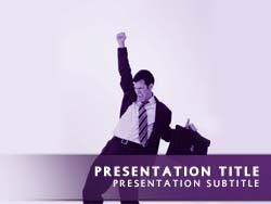 Businessman Title Master slide design