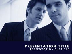 Business Advisor Title Master slide design