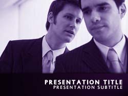 Business Advisor Title Master slide design