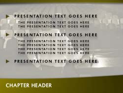 Presenter Slide Master slide design