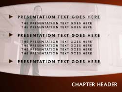 Business Plan Slide Master slide design
