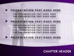 Business Plan Slide Master slide design