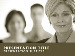 Management Title Master slide design
