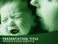 Mother & Baby Title Master slide design