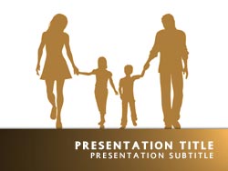 Family Title Master slide design