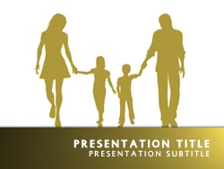 Family Title Master slide design