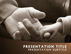 Baby Holding Finger Title Master slide design