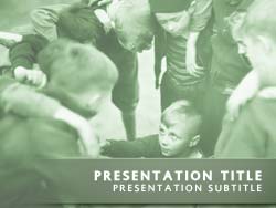 Bullying in School Title Master slide design