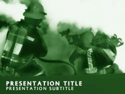 Firefighters Title Master slide design