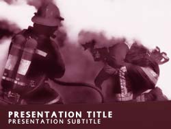 Firefighters Title Master slide design