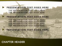 Military Soldiers Slide Master slide design