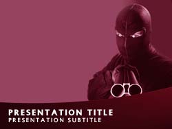 Violent Crime Robbery Title Master slide design