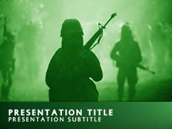 Military Force  Title Master slide design