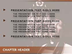 Preacher Slide Master slide design