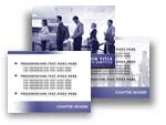 Standing in Queue PowerPoint Template