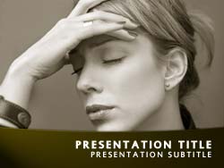 Stress Title Master slide design