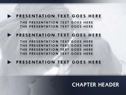Depression Slide Master slide design