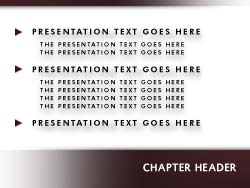 Depression Print Master slide design