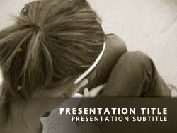 Depression Title Master slide design