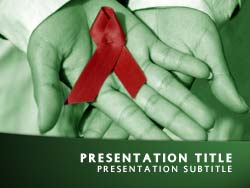 HIV Aids Title Master slide design