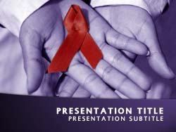 HIV Aids Title Master slide design