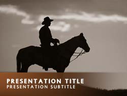 Cowboy Title Master slide design