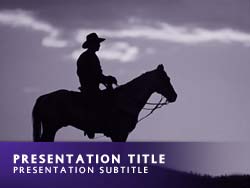 Cowboy Title Master slide design