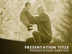 Family Generations Title Master slide design