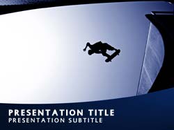 Skateboarding Title Master slide design