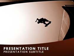 Skateboarding Title Master slide design