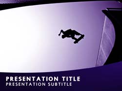 Skateboarding Title Master slide design