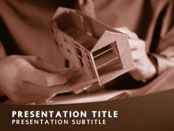 Building A Home Title Master slide design
