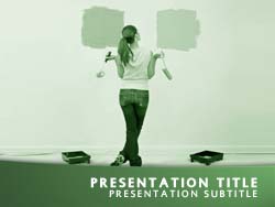 Redecorating Your Home Title Master slide design