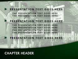 Real Estate Slide Master slide design