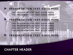 Real Estate Slide Master slide design
