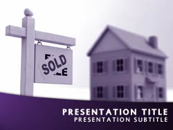 Sold Home Title Master slide design