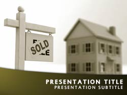 Sold Home Title Master slide design