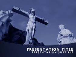 Christianity Jesus Title Master slide design